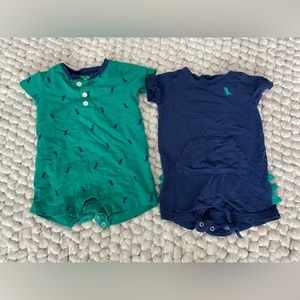 9 month Carter dinosaur onesies